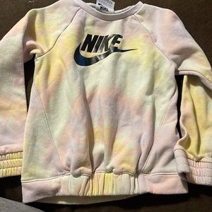Tye dye Nike girls sweatshirt